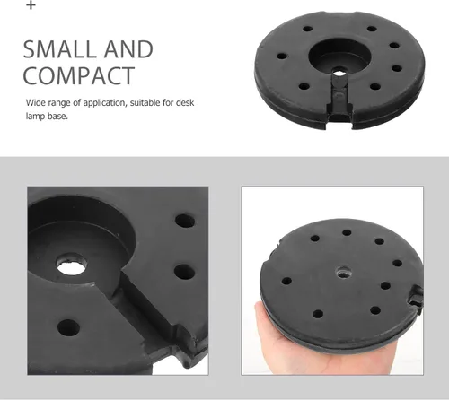 Vista 7 de Lámpara de pie Base de la lámpara Peso base para lámpara de pie Peso base de luz para escritorio Lámpara de escritorio Peso base para reemplazo Base