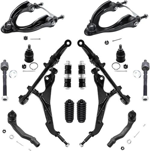 Vista 102 de Detroit Axle - Kit de suspensión RWD Front End de 16 piezas para Chrysler 300 Dodge Charger Challenger 11-14, 6 brazos de control, 4 barras