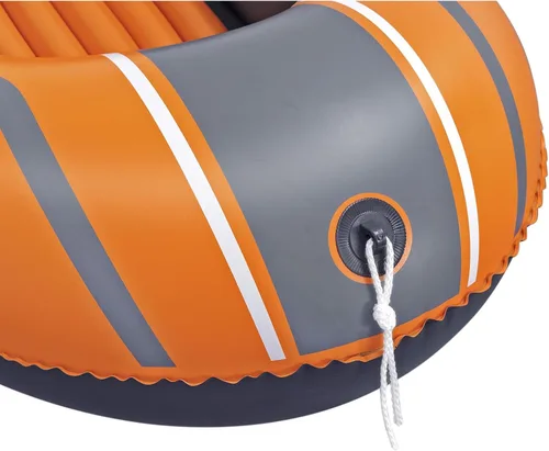 Vista 4 de Bestway 61062E H2OGO! Kondor 2000 - Juego de balsa acuática inflable de 77 x 45 pulgadas con 2 remos y bomba de pie para lagos, piscinas y ríos