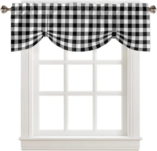 Vista 13 de Cortinas de verano con cenefa de amarre para ventanas, cortinas costeras de cocina costeras para ventanas, cortinas náuticas junto al mar, beige