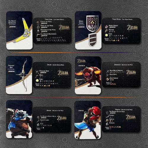 Vista 3 de 32 tarjetas NFC compatibles con tarjetas TLOZ Zld Botw