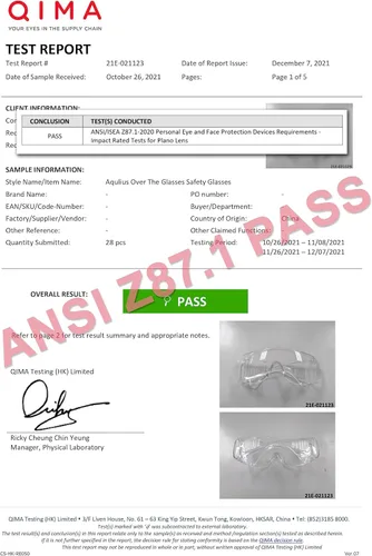 Vista 9 de Aqulius Gafas de seguridad sobre anteojos, gafas protectoras resistentes a los golpes, gafas de seguridad antivaho y resistentes a los arañazos