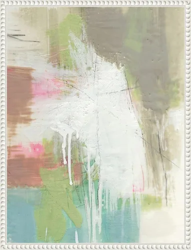 Vista 16 de Amanti Art Framed Canvas Wall Art 24x18 Retro Splash I by Jennifer Goldberger, Framed Wall Art Canvas, Abstract Artwork, Traditional Decor, Medium
