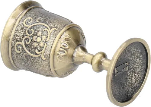 Vista 9 de Mumusuki Copa de bronce vintage, cáliz real medieval, control de temperatura, detalles en relieve, versátil entretenimiento, vasos de vino de whisky