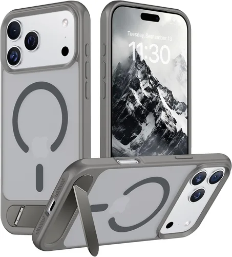 Vista 189 de Funda para iPhone 11 con compatibilidad magnética, [Soporte invisible incorporado][Compatible con MagSafe]