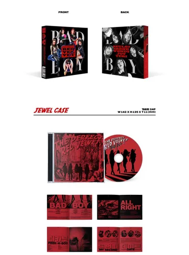 Vista 3 de RED VELVET THE PERFECT RED VELVET 2nd Repackage Album+P.Book+Card+Lyrics+Tracking Number
