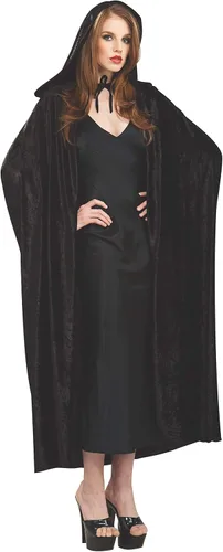 Vista 3 de Rubie's Costume Capa de disfraz con capucha de largo completo, de terciopelo, para mujer.