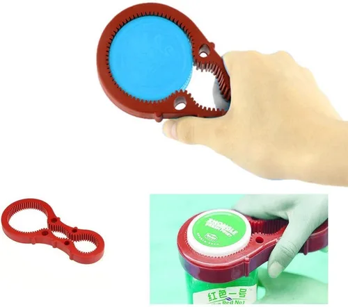 Vista 3 de Abridores de tarros de goma antideslizante tapa de botella agarre multi abridor Pad Twist Gripper nuevo