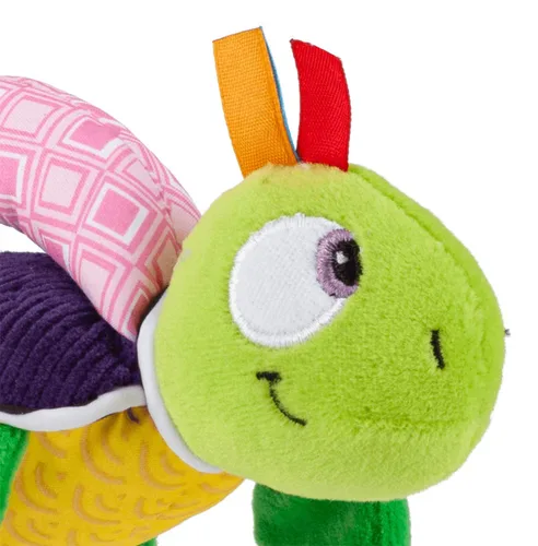 Vista 2 de Nuby Nuby Floppers - Mordedor de peluche, tortuga