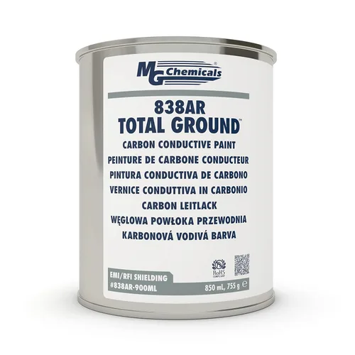 Vista 23 de MG Chemicals 838AR-55ML Total Ground - Revestimiento conductivo de carbón, botella de 55 mL