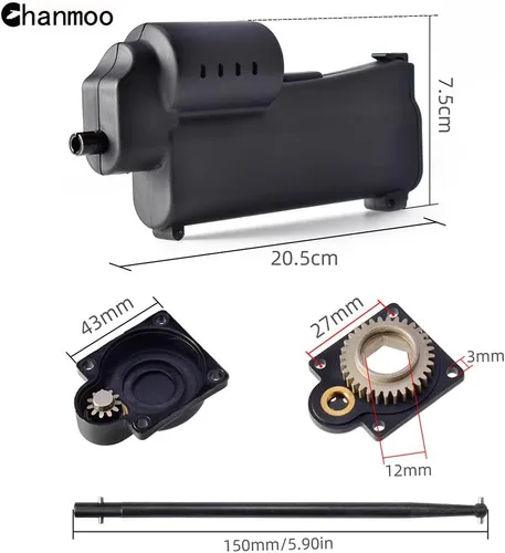 Vista 2 de RC Power Starter 70111A 11001 Encendedor de arranque eléctrico de mano Nitro Motor Herramientas para 1/10 1/8 Coche HSP Accesorios Vertex 16 18 21