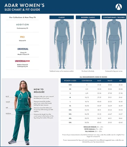 Vista 8 de Adar - Abrigos de laboratorio universales para mujer abrigo de laboratorio Perfection de 32 pulgadas
