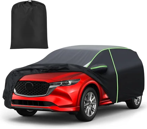 Vista 26 de Mixsuper Liner Funda para coche para BMW X3 2003-2026, 7 capas, funda impermeable para coche, accesorios para X3 con puerta con cremallera, tiras