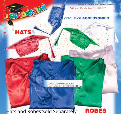 Vista 6 de Forum Novelties Bata de graduación para niños