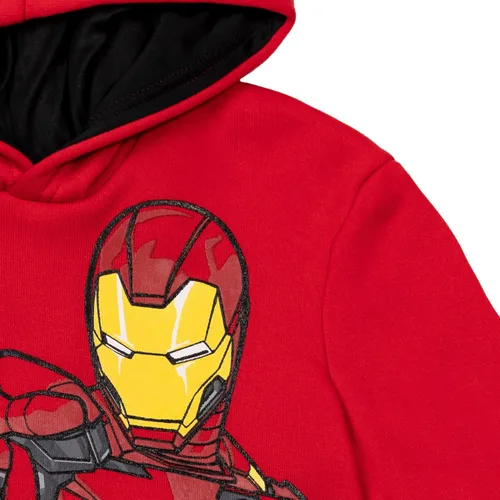 Vista 4 de Marvel Spider-Man Avengers Hulk Miles Morales Capitán América - Sudadera con capucha de forro polar para niños pequeños a grandes