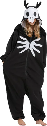 Vista 5 de Pijama de Wendigo de criatura mítica para adultos, disfraz de Wendigo para Halloween, Navidad