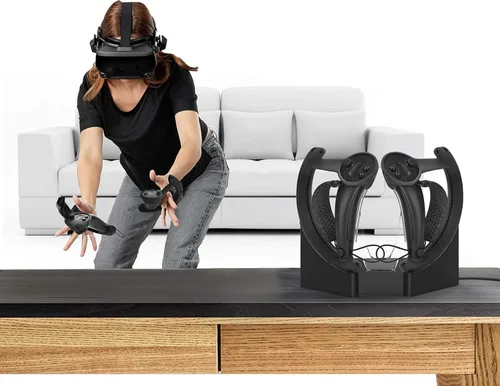 Vista 6 de VR Controller Grips Cover Accessories for Valve Index Valve Index Accessories Sweatproof Anti CollisionBlack