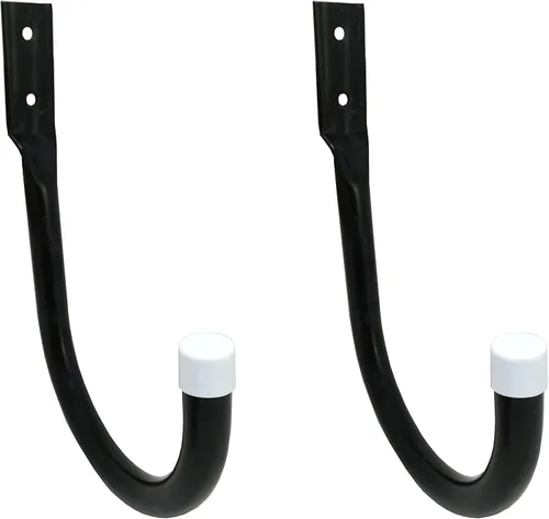 Vista 17 de Shepherd Hardware 8088E Ganchos de Almacenamiento de Garaje/Utilidad Surtidos de Acero Resistente, Paquete de 6, Negro