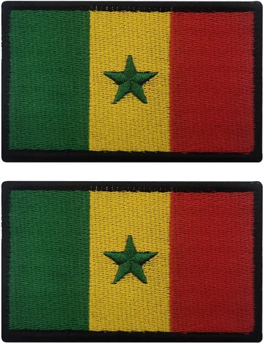 Vista 124 de 2 unidades AliPlus Parches de bandera de Afganistán bordados, parches tácticos militares de moral con gancho y bucle