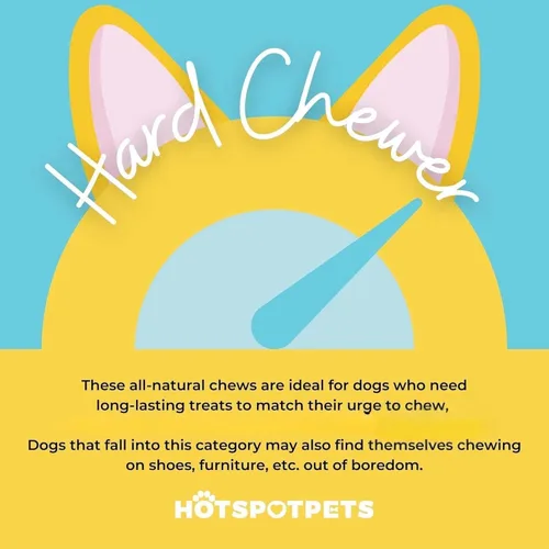 Vista 5 de Hotspot Pets Palitos trenzados para perros, huesos de perro de 6 pulgadas (paquete de 5) masticables naturales de larga duración para perros