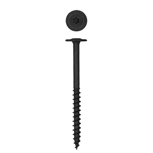 Vista 13 de SPAX Tornillos de retraso de madera estructural con cabezal de arandela exterior de 1/4" x 2-1/2", broca Torx T-Star (50 EA) incluida, resistente a