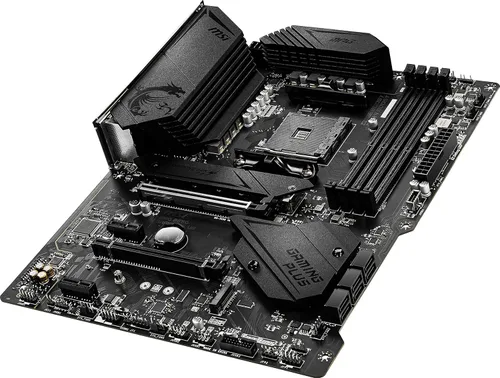 Vista 3 de MSI MPG B550 Gaming Plus - Placa base para juegos (AMD AM4, Ryzen 5000 y 3000 Series, DDR4, PCIe 4.0, SATA 6Gb/s, M.2, USB 3.2 Gen 2, HDMI/DP, ATX)
