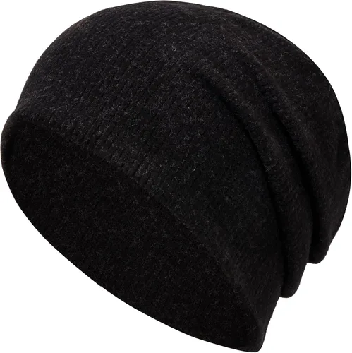 AIWOLU Gorro de invierno para hombres y mujeres, gorro de punto cálido, gorro de punto sólido, elástico, diario