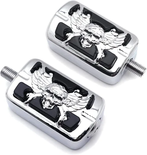 Vista 9 de XKH - Palanca de cambio de cráneo con forma de zombi de cráneo compatible con Electra Wide Super Low Glide Softail XLX Chrome [P/N: MT216-062-CD2]