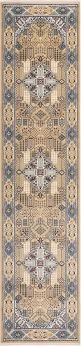 Vista 10 de Rugs.com Rabia Collection - Alfombra baja marfil de 3 x 5 pies, perfecta para entradas, cocinas, rincones de desayuno, piezas de acento