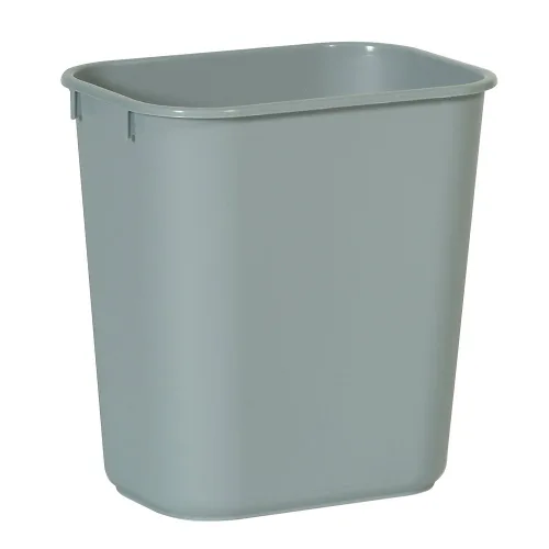 Vista 16 de Rubbermaid Commercial Products Cesto de Basura de Escritorio/Bote de Basura, 10.25 Galones/41 Cuartos, Gris, Plástico, Bote de Basura