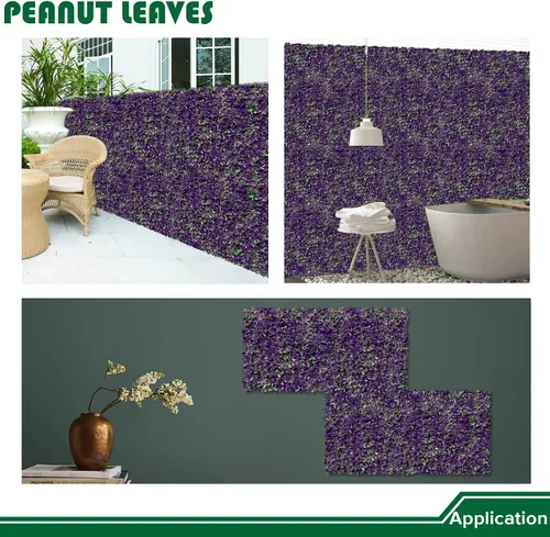 Vista 35 de Paneles de pared de vegetación artificial de 20 x 20 pulgadas, 1 paquete de telón de fondo de pared de boj topiario, seto sintético, pantalla