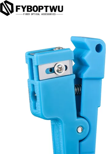 Vista 3 de Herramienta de corte de pelado de cables coaxiales, pelacables coaxiales, pelacables de fibra óptica, cortador de cable, crimpadora 45-163, 2