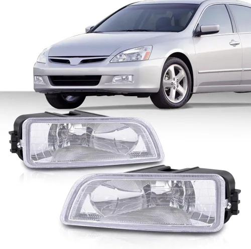 Vista 9 de G-PLUS Luces antiniebla de conducción de parachoques delantero con kit de cableado compatible con Honda Accord 4DR Sedan 2003-2008