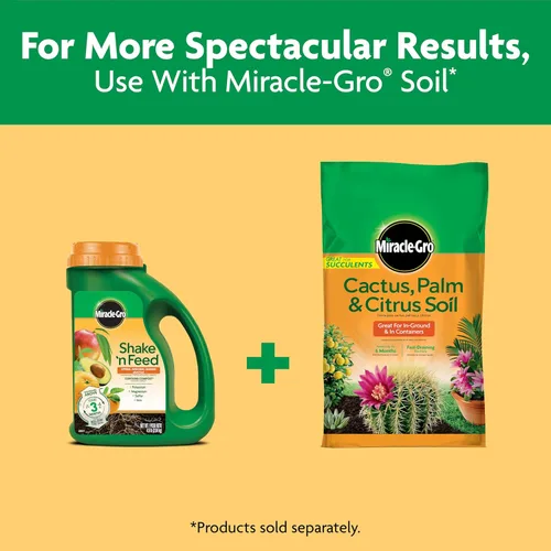 Vista 11 de Miracle-Gro Shake 'N Feed Alimento vegetal de liberación continua para cítricos, aguacate y mango, 4.5 libras
