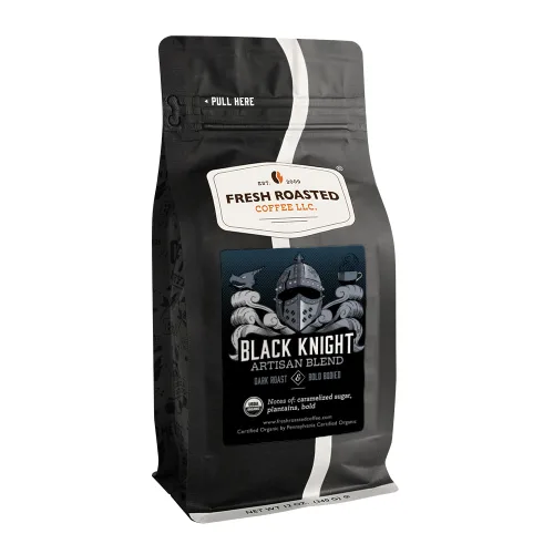 Vista 31 de Fresh Roasted Coffee, Blackbeard's Revenge, 12 onzas, tostado medio, Kosher, grano entero