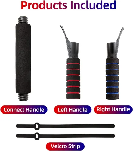 Vista 6 de OOAVR VR Beat Saber Handles,Long Stick Handle Extension Grips Compatible with Oculus Quest,Quest 2 or Rift S Controllers Playing Beat Saber