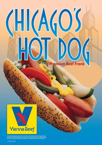 Vista 4 de Vienna® Carne Natural Casing Franks 6" 8:1 10 lbs (aproximadamente 80 unidades)