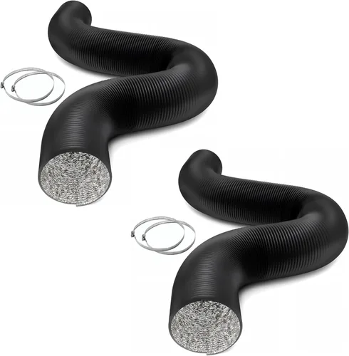 Vista 31 de iPower Manguera de ventilación flexible de 8 pulgadas y 25 pies de conducto de aluminio de 4 capas de protección para secadora para calefacción