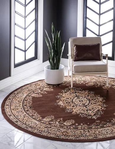 Vista 90 de Unique Loom - Alfombra de área estilo persa tradicional de la colección Reza, de 2 pies 2 pulgadas x 3 pies, colores negro y beige Negro/Beige