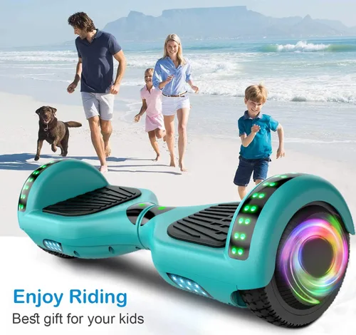 Vista 54 de CBD Scooter with Corlorful LED Lights,6.5" Wheels, Dual 300W Motor Scooter for Kids Girls Boys Adults, All Ages