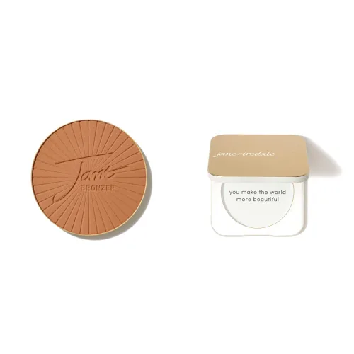 Vista 11 de Jane Iredale PureBronze Matte Bronzer Refill Bronzing Powder with Buildable Coverage Lightweight & Breathable Feel Cruelty-Free 3 Natural Tones