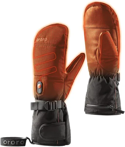 ORORO Manoplas térmicas para mujeres y hombres, guantes térmicos recargables para esquí, senderismo y manos artríticas