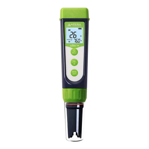 Apera Instruments AI103G Serie GroStar GS3 EC/500ppm/700ppm Kit de Probador de Lápiz con Sonda EC de Titanio Reemplazable para Prueba de Calidad del