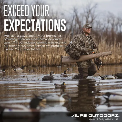 Vista 9 de ALPS OutdoorZ Legend Layout Blind - Persiana de caza, diseño de silla de gravedad cero, suelo impermeable, pantalla frontal de malla, puerta trasera