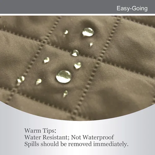 Vista 601 de Easy-Going Funda reversible para sofá chaise lounge, resistente al agua, para sofá modular en forma de L, con correas ajustables, protector