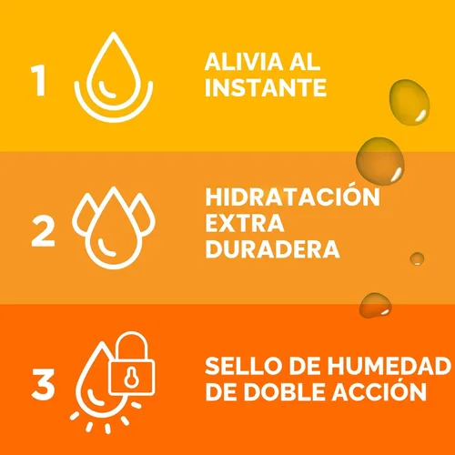 Vista 2 de BLINK Triple Care - Gotas para ojos secos, gotas lubricantes, calmantes para ojos secos de moderados a severos, con hialuronato, reduce