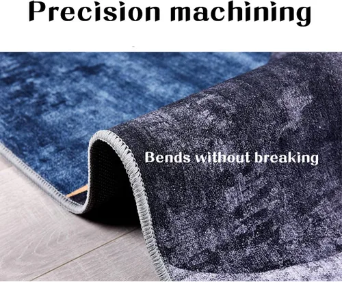 Vista 4 de Machine Washable Heated Carpet, Fast Heating Electric Carpet with Auto-Off Timer, Soft Heated Mat for Home Office, 220V,55CM*90CM