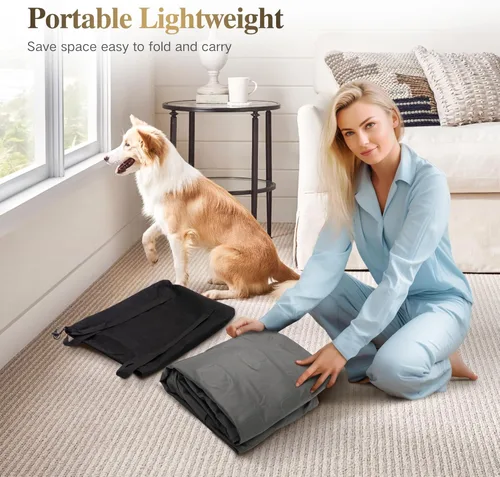 Vista 6 de ALPHA CAMP Colchón de aire individual de 19 pulgadas con bomba y almohada integradas, colchón inflable en 2 minutos autoinflado/desinflado con parte