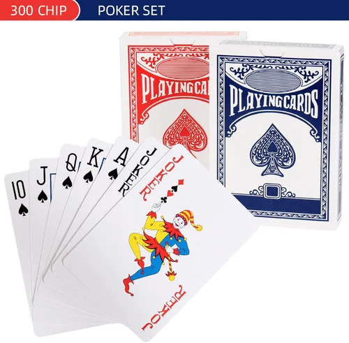 Vista 4 de LUOBAO Juego de fichas de póquer para Texas Holdem, blackjack, torneos con estuche de aluminio, 2 barajas de cartas, distribuidor, ciego pequeño