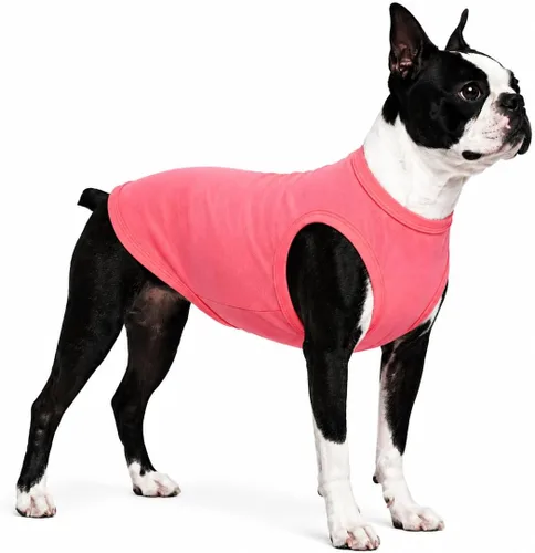 Vista 52 de Ropa para mascotas 2018, ropa para perros, camiseta en blanco, chalecos para perros pequeños, medianos y grandes, 100% algodón, chaleco de verano